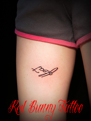^gD[ tattoo  letter